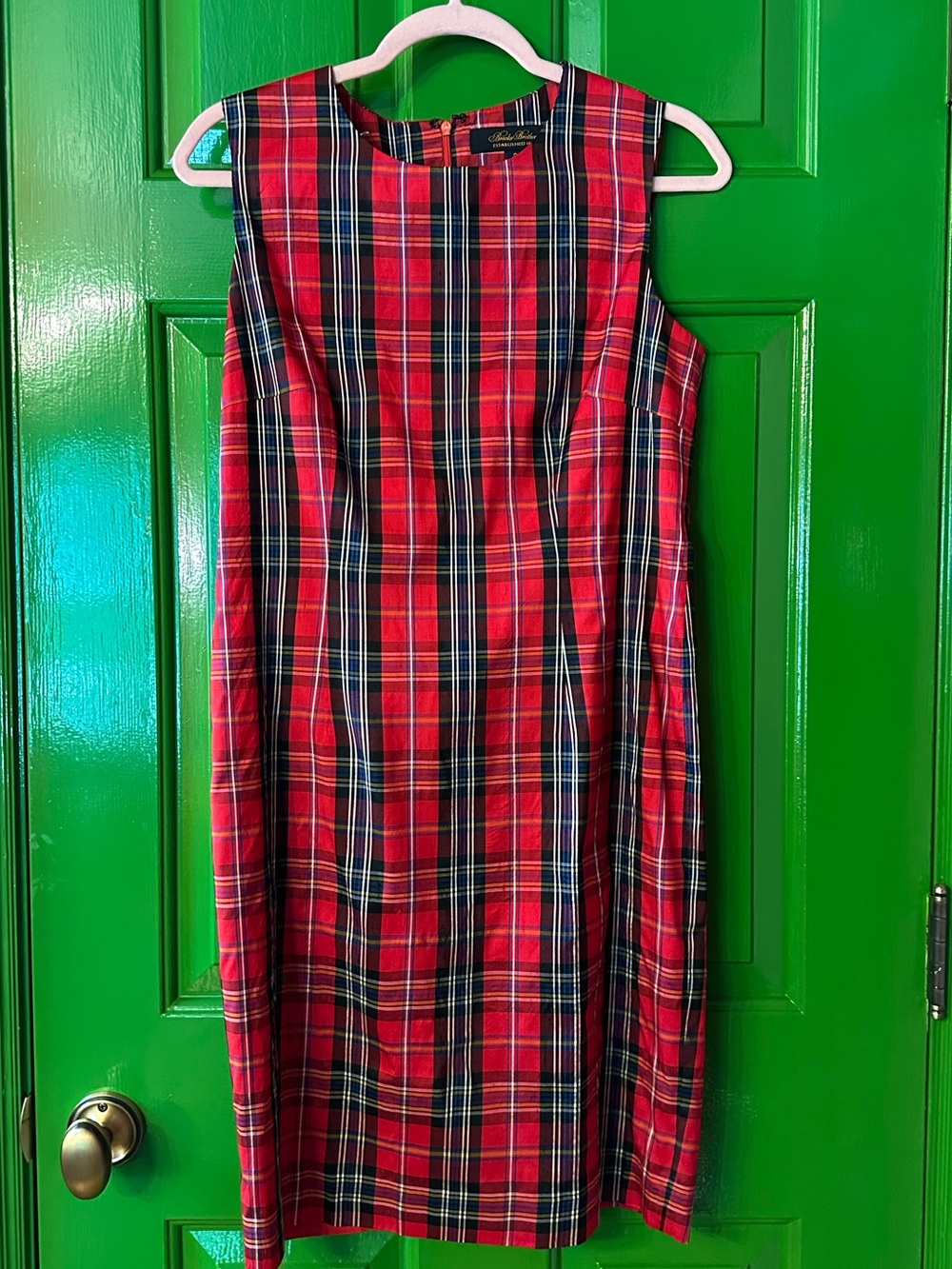 Brooks Brothers Plaid Shift Dress